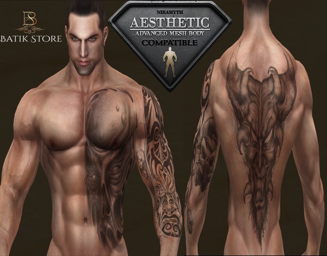 Tattoo  AESTHETIC 3 version intensities-light-medium-dark-K01