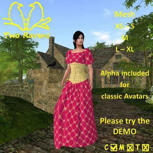 Victorian Dress Fleud de Lys