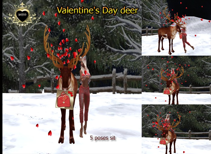 Valentine's Day deer