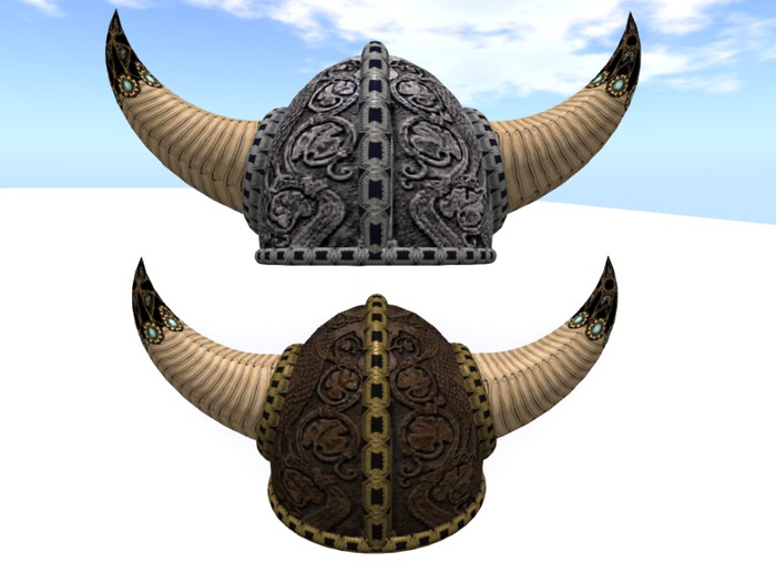 *DD* Viking Helmet - Bronze & Steel