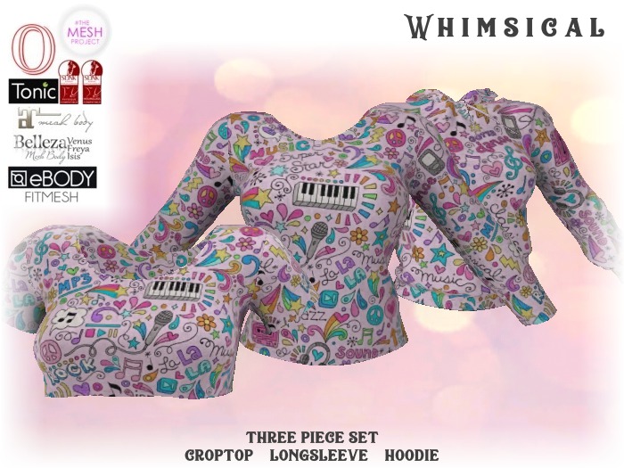 [Whimsical] Girl's Mesh Tops - Superstar