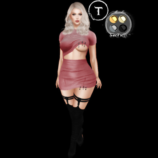 2 Piece - NANIKA - Rana *Pink* - Set - Maitreya