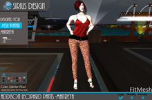 Sirius Design Addison High Waist Leopard Pants Boxed