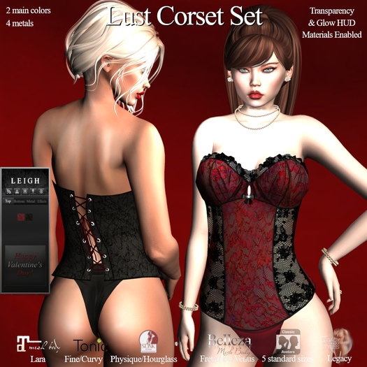 LEIGH - Lust Corset Set PROMO GIFT