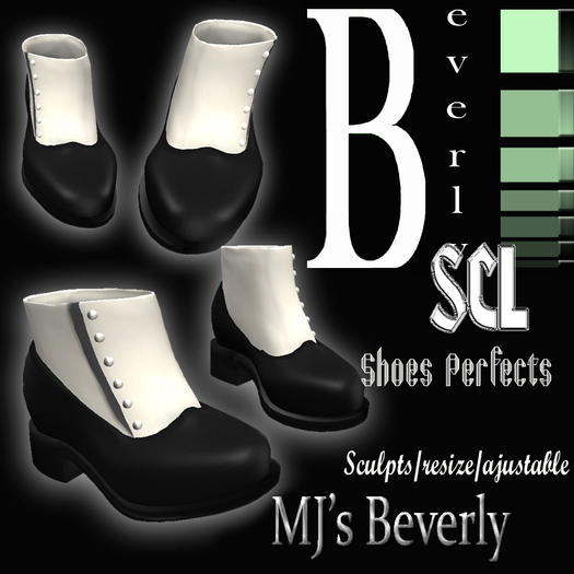 MJ SCL -SHOES / Perfects sculpts / resize-ajustable
