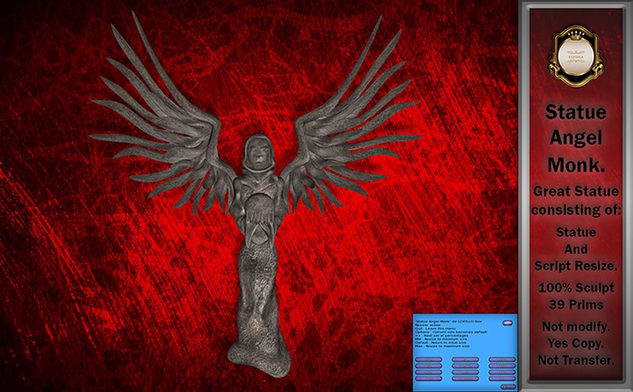 Statue Angel Monk