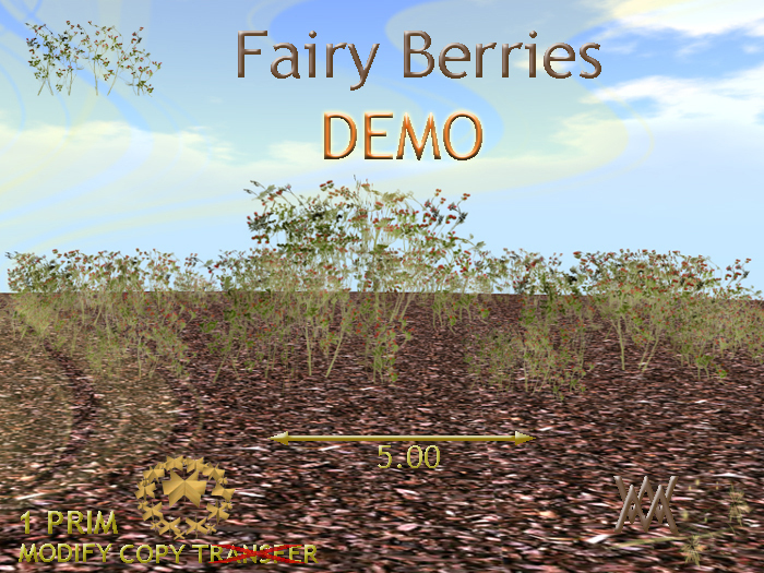 Second Life Marketplace - Plant FF s9. Fairy Berries DEMO