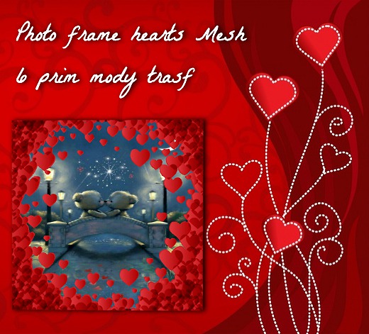 Box Photo frame hearts