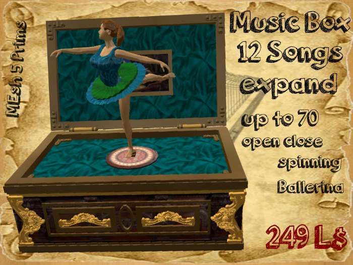 MusicBox SpielUhr GREEN BOXED