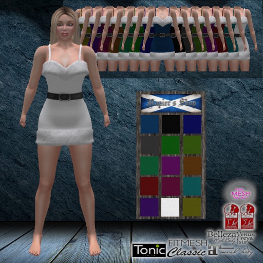 Shy Mini Dress Texture Change HUD MP Box
