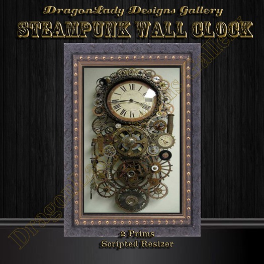 Steampunk Wall Clock
