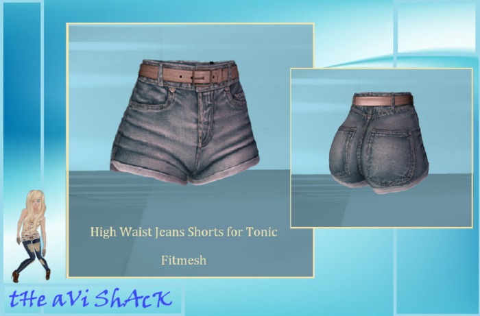 HIGH WAIST JEANS SHORTS FOR TONIC !