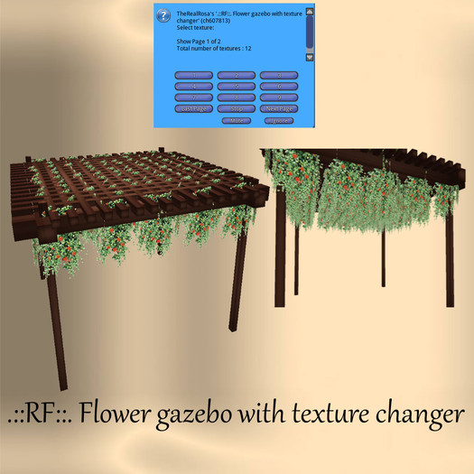 .::RF::. Flower gazebo with texture changer