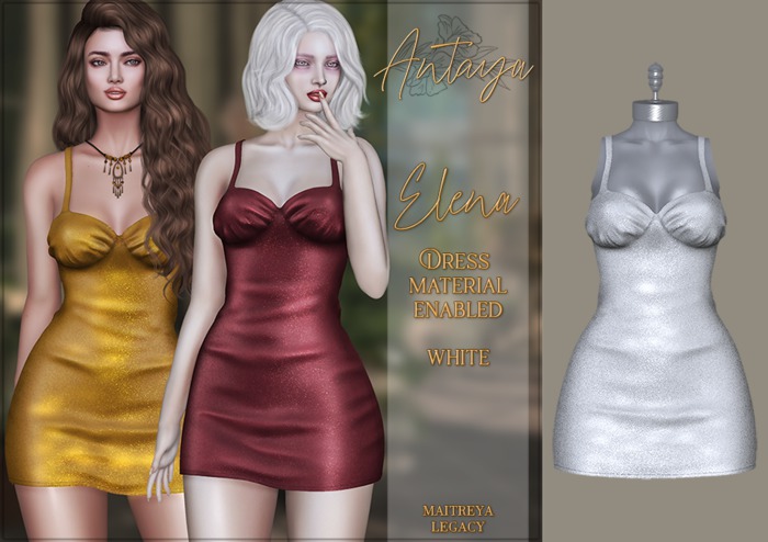 :: ANTAYA :: Dress <Elena> White (wear)