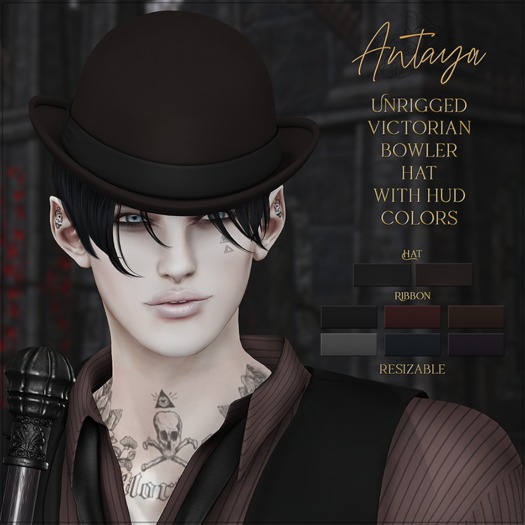 :: ANTAYA :: Victorian bowler hat FATPACK (wear me)