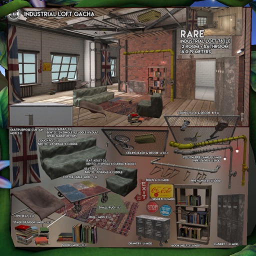 	[Since1975] Industrial Loft - Rug