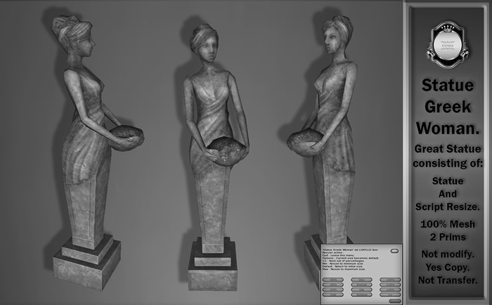 DEMO Statue Greek Woman