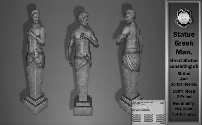 DEMO Statue Greek Man