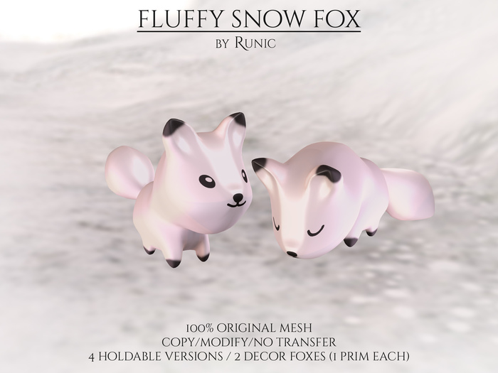 .: Runic :. Fluffy Snow Fox