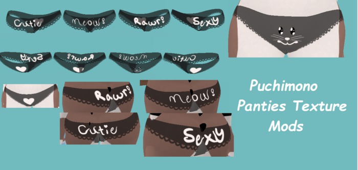 Puchimono panties textures