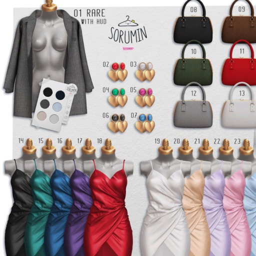 03 -Sorumin- Maybe date? GACHA -Earring WHITE-