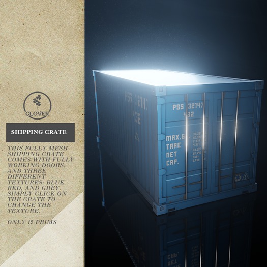 Clover- Shipping crate