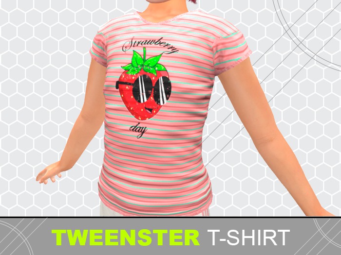 [Zero-One] StrawberryDay [T-SHIRT] TWEENSTER