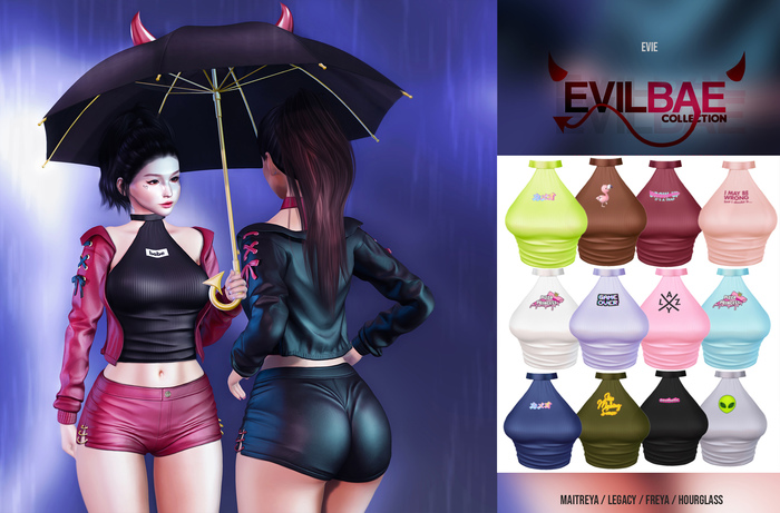 EVIE - EvilBae Top - Fatpack