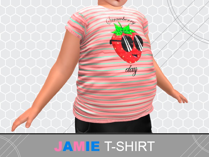 [Zero-One] StrawberryDay [T-SHIRT] PIGGU-JAMIE