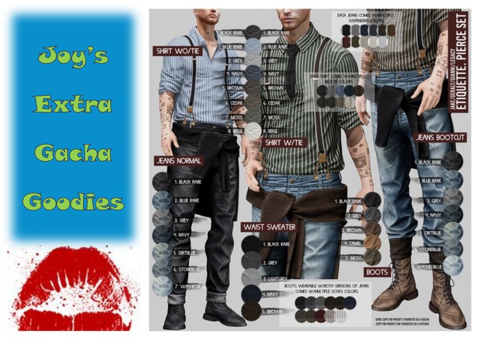 .etiquette. Pierce Necktie HUD