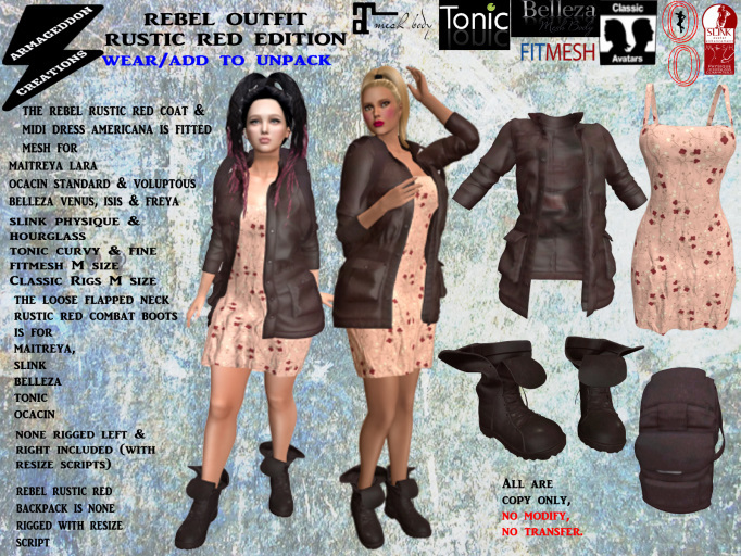 REBEL OUTFIT RUSTIC RED EDITION