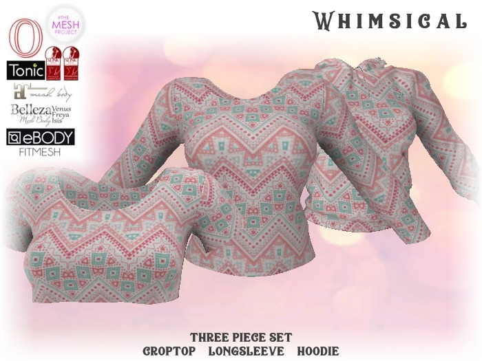 [Whimsical] Girl's Mesh Tops - Pink Designer