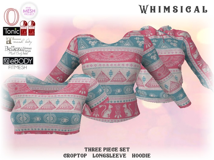 [Whimsical] Girl's Mesh Tops - Egyptian Pink