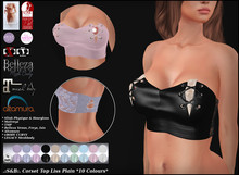 .:S&B:. Corset Top Liss Plain *10 Colours*