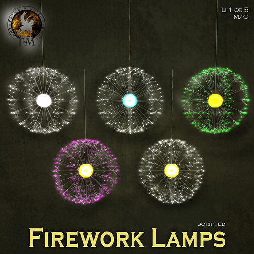 F&M * Firework Lamps [Boxed]