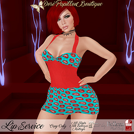 DPB Lip Service - Aqua Red