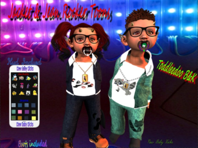 #NBK# Jacket and Jeans Rocker Toons tims set and hud TD B&K