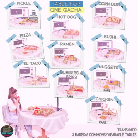 Junk Food - Table for 1 (Pickles)