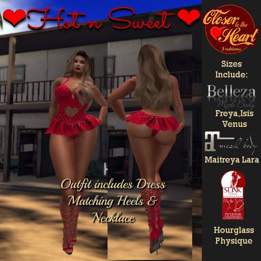 Hot & Sweet Dress Outfit**