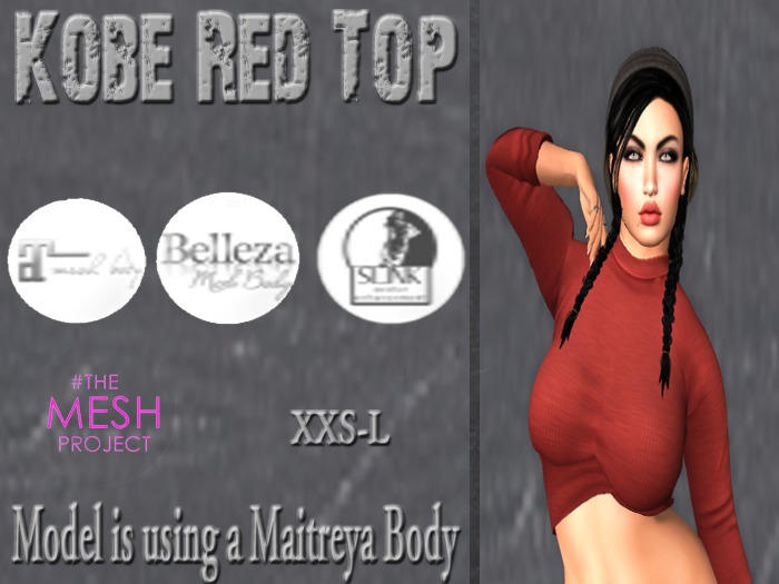 Kobe Top -Red