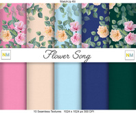 Flower Song Matchup Kit 10 Seamless Textures NM
