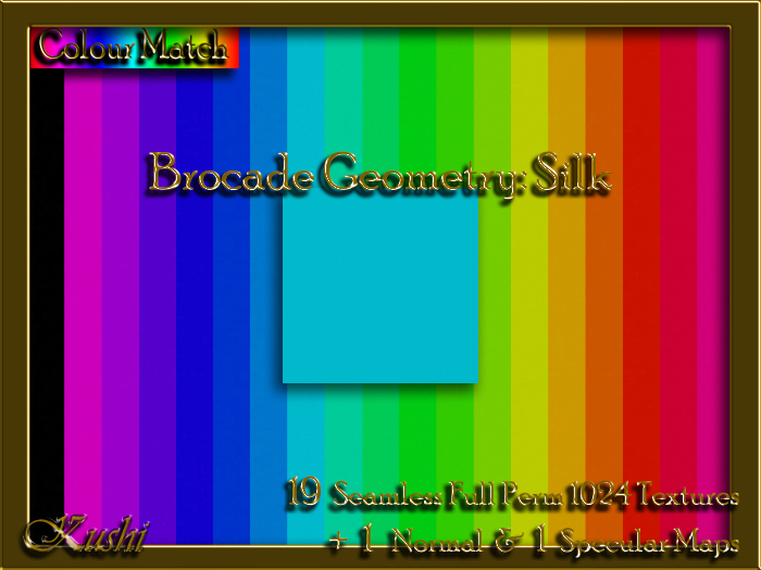 Brocade Geometry Silk Solids Textures