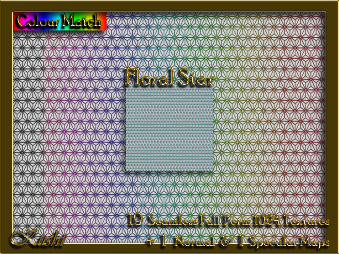 !Kushi! FloralStar Textures -WearToUnpack