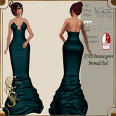 (CNS) Desarae gown Mermaid Teal