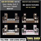 Tool Shed - Jones Window Seat & Bookcases Fatpack Textures
