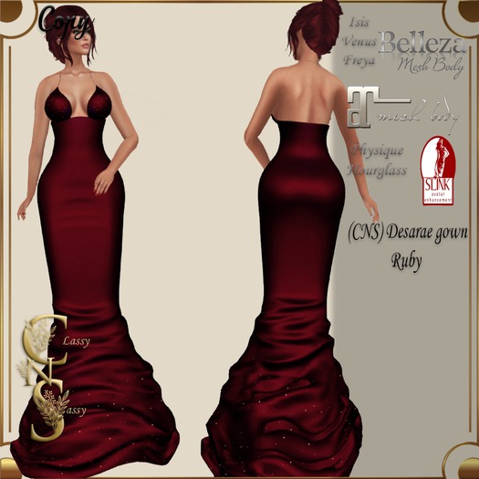 (CNS) Desarae gown Ruby