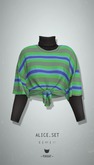 -Pixicat- Alice Set (StripesCold)