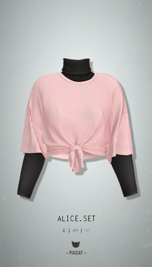 -Pixicat- Alice Set (Pink)