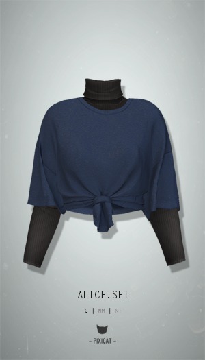 -Pixicat- Alice Set (Blue)