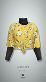 -Pixicat- Alice Set (FlowerYellow)